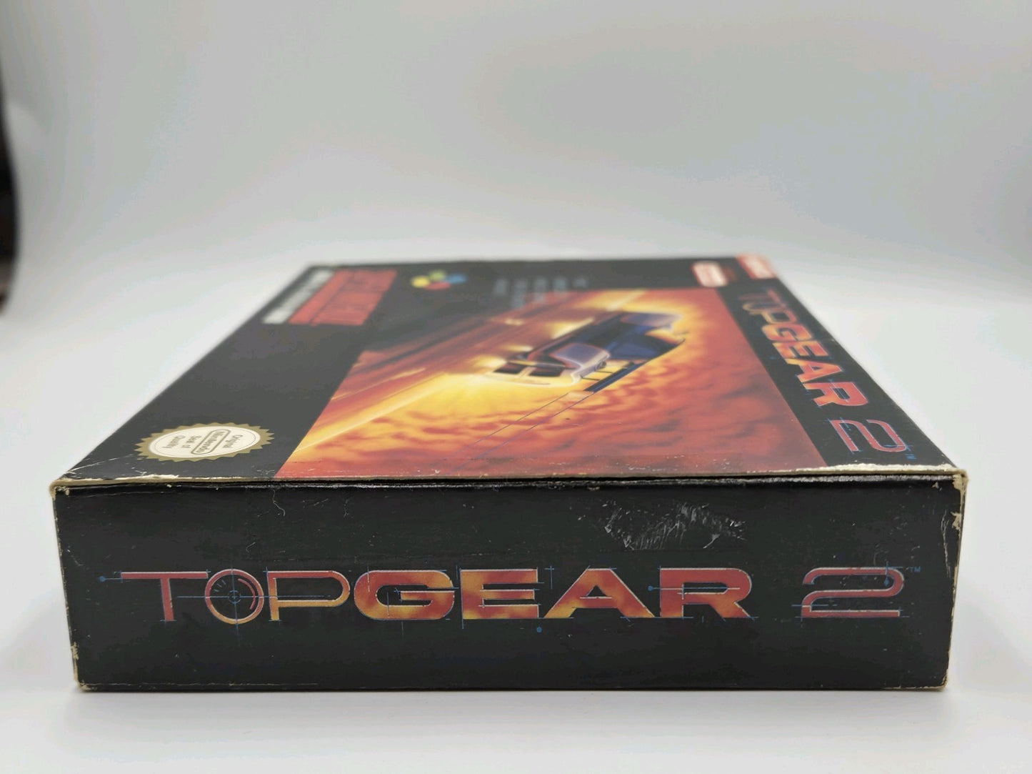 SNES Super Nintendo TopGear2 mit OVP und Anleitung UKV