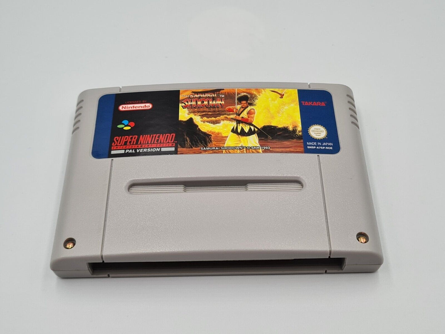 SNES Super Nintendo Samurai Shodown mit OVP und Anleitung NOE - T-Retro-Games