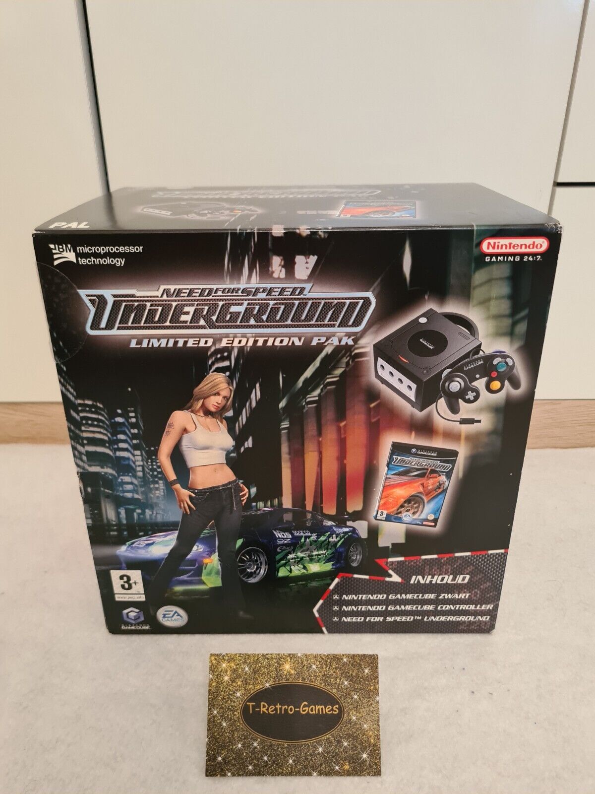 Nintendo GameCube Need For Speed Underground Limited Edition Pak Console OVP