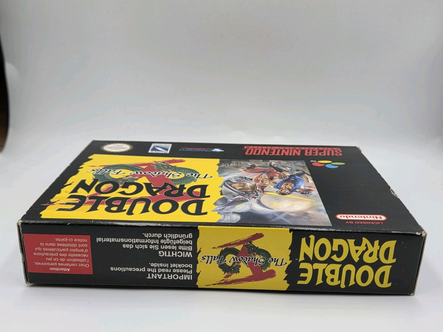 SNES Super Nintendo Double Dragon V The Shadow Falls mit OVP und Anleitung EUR