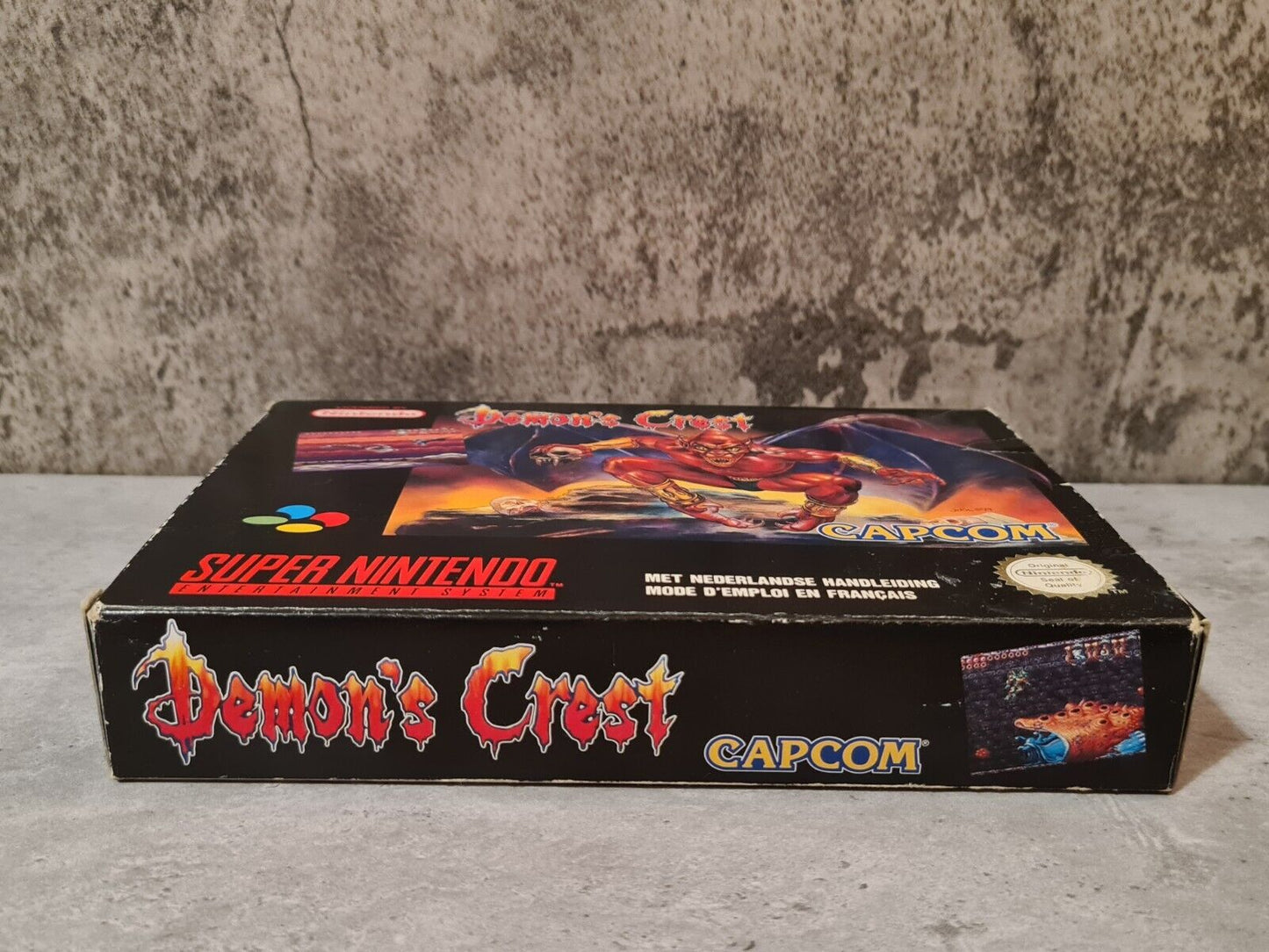 SNES Super Nintendo Demon's Crest mit OVP und Anleitung FAH - T-Retro-Games