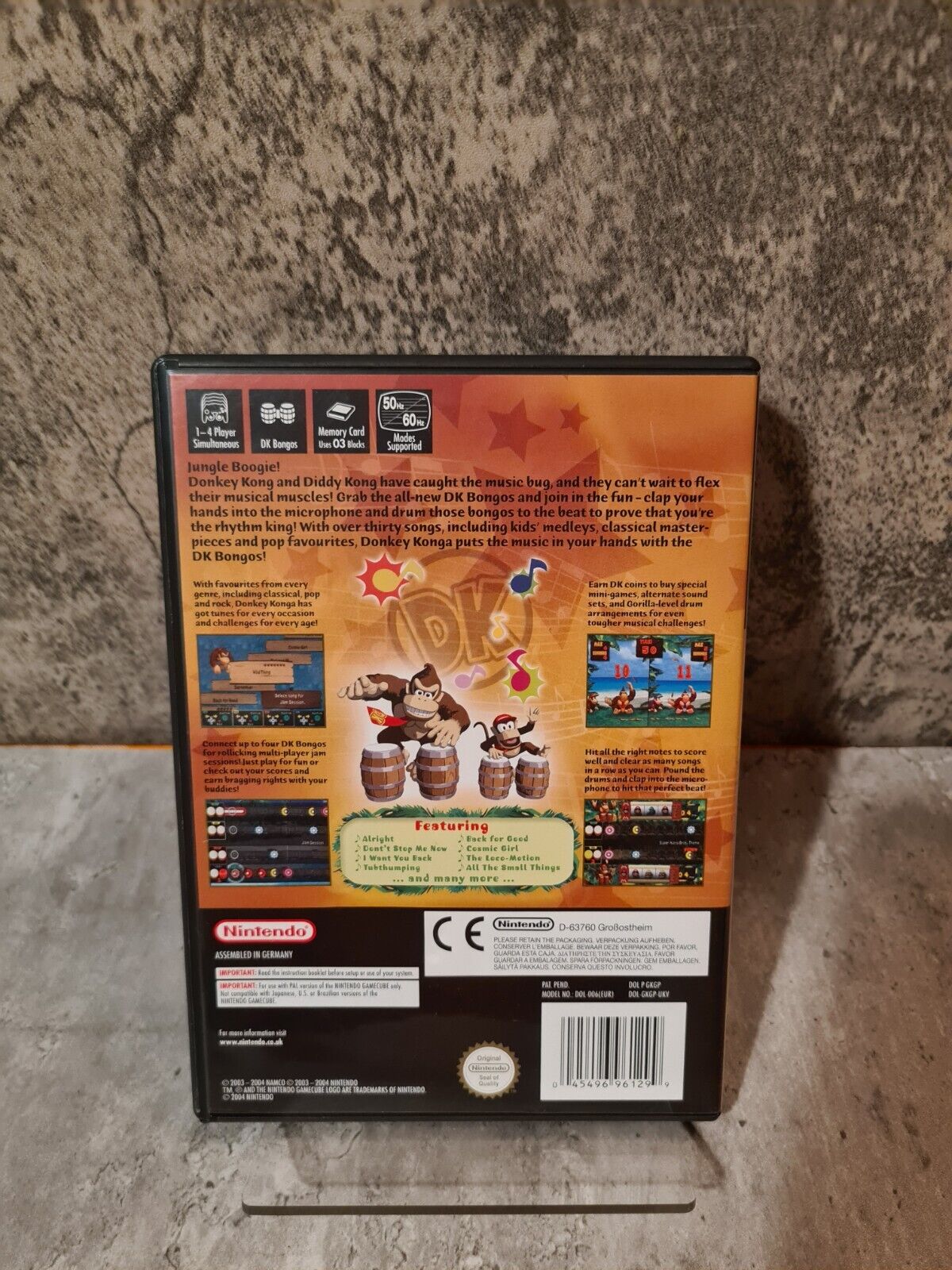 Nintendo GameCube Donkey Konga mit OVP und Anleitung UKV - T-Retro-Games