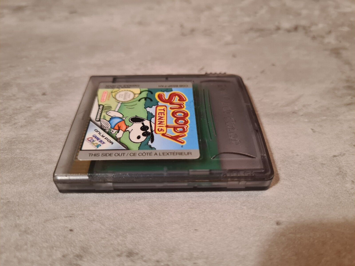 Nintendo Game Boy Color Snoopy Tennis FAH Modul - T-Retro-Games