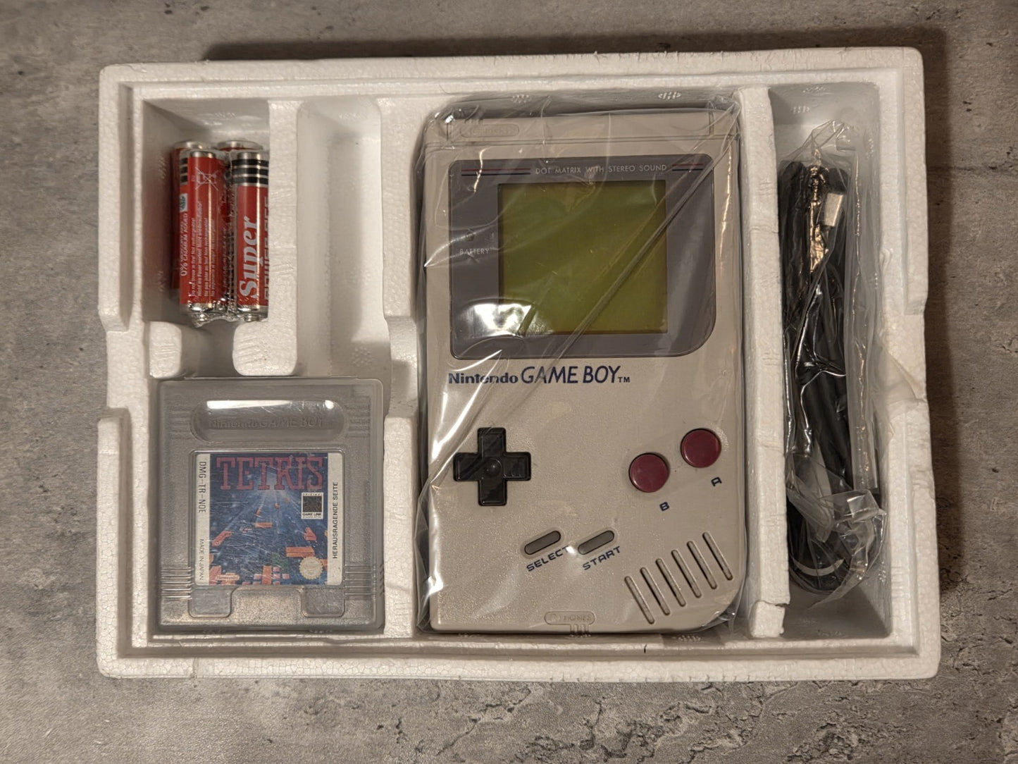 Nintendo Game Boy Classic Konsole Console Tetris OVP NOE Deutsch