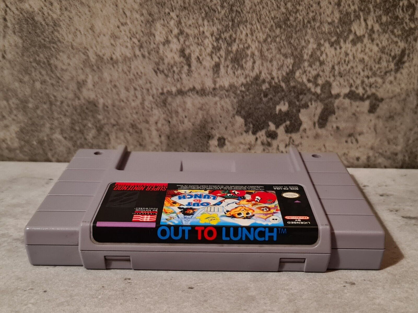 SNES Super Nintendo Out to Lunch mit OVP und Anleitung NTSC-USA - T-Retro-Games