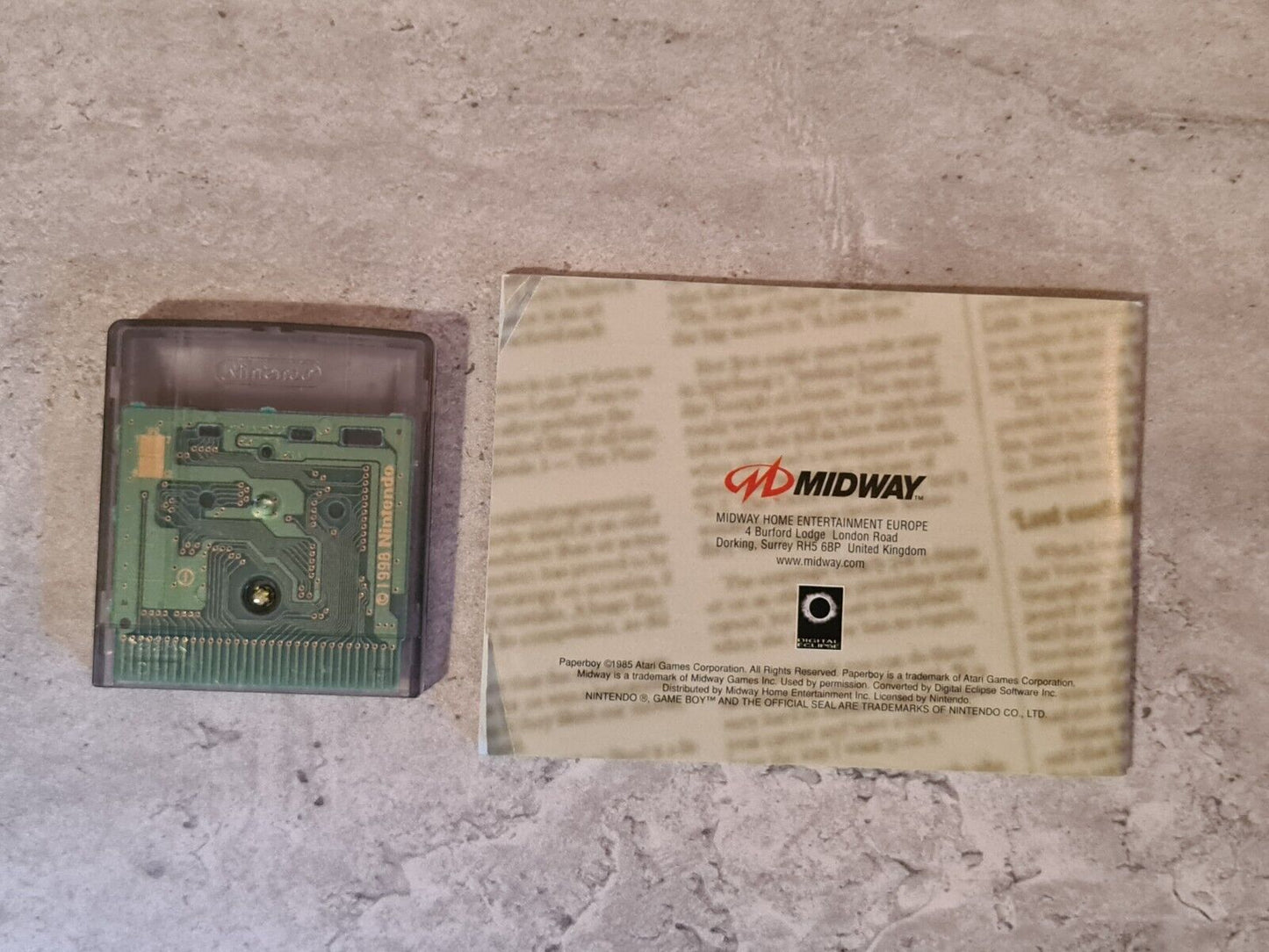 Nintendo Game Boy Color Spiel Paperboy mit OVP und Anleitung EUR - T-Retro-Games