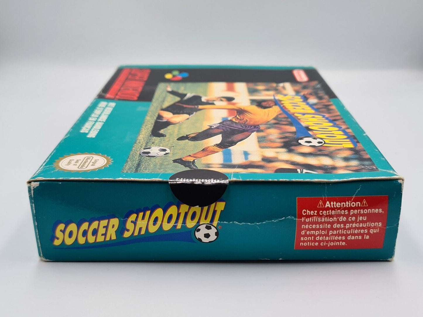 SNES Super Nintendo Soccer Shootout mit OVP und Anleitung FAH - T-Retro-Games