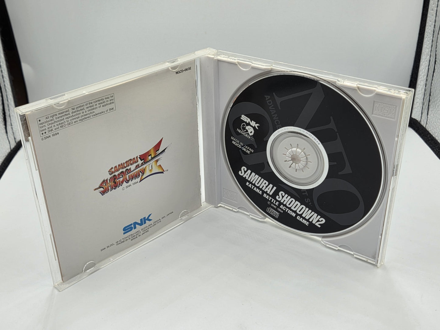 NeoGeo CD Spiel Samurai Shodown II 2 mit OVP und Anleitung Japan