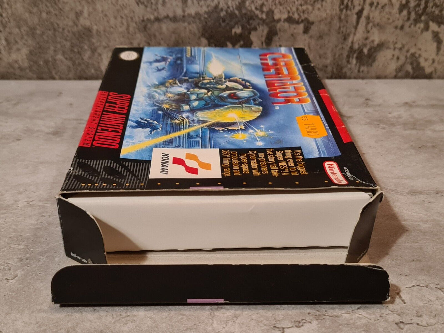SNES Super Nintendo Cybernator mit OVP und Anleitung NTSC-USA - T-Retro-Games
