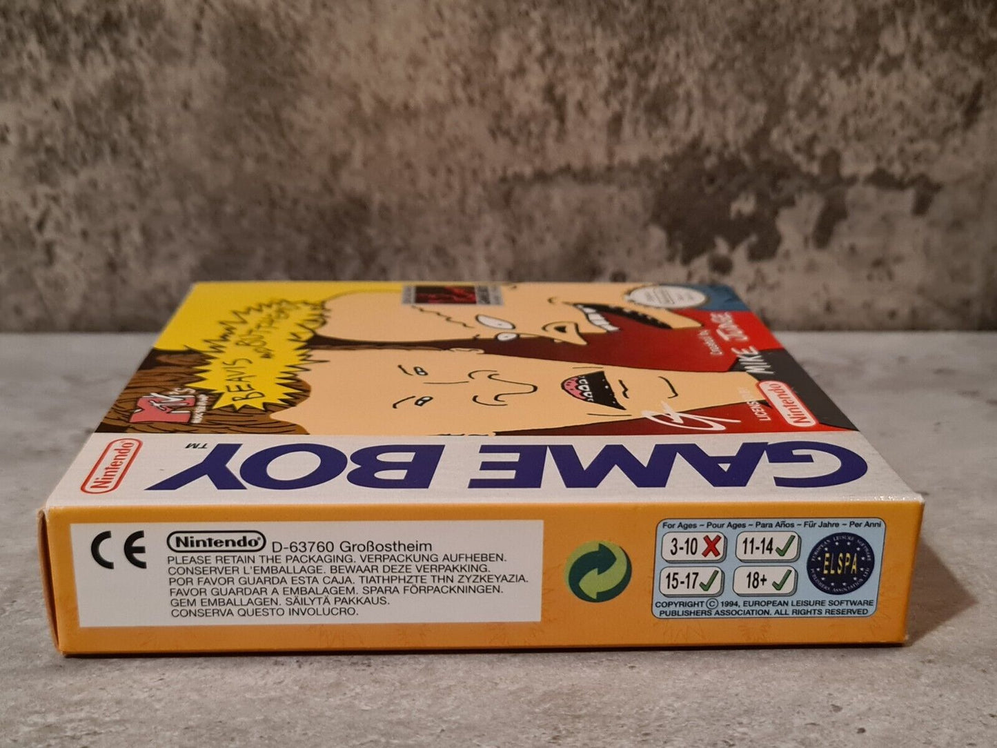 Nintendo Game Boy Classic Beavis and Butt-Head mit OVP und Anleitung EUR - T-Retro-Games
