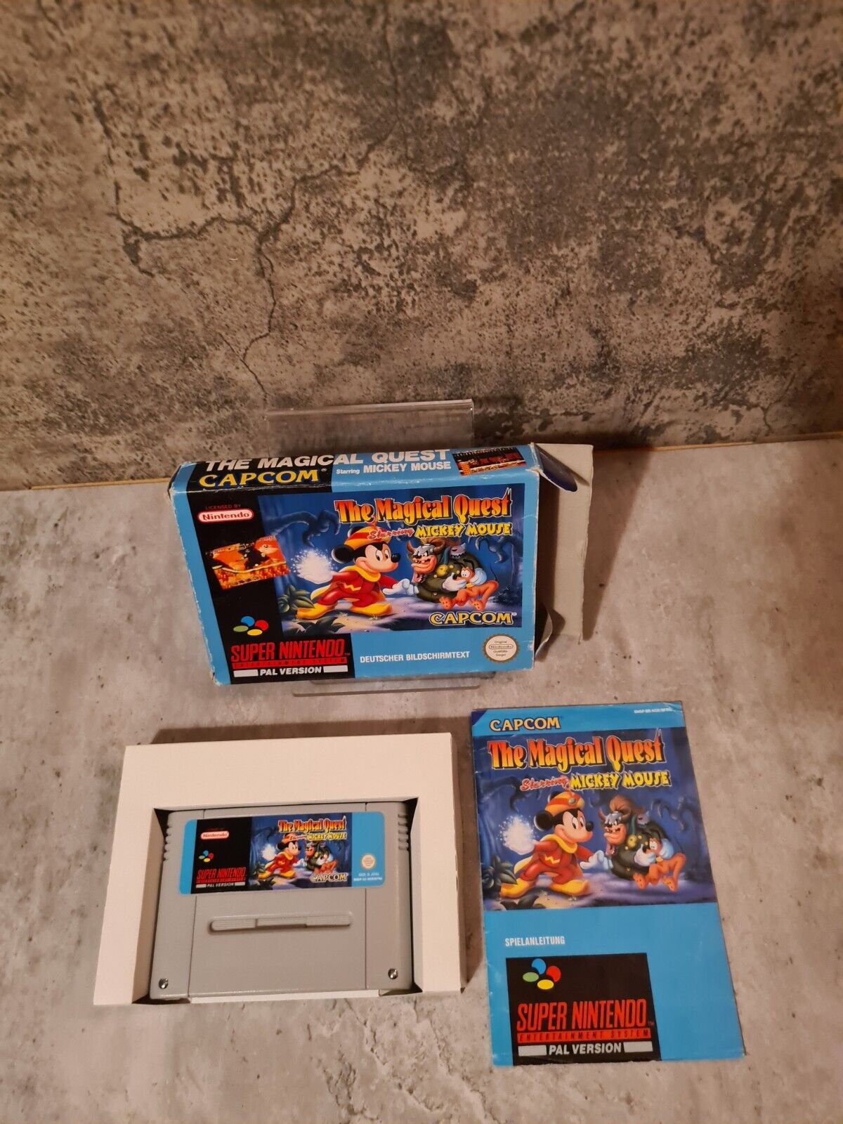 Super Nintendo The Magical Quest Starring Mickey Mouse mit OVP + Anleitung NOE