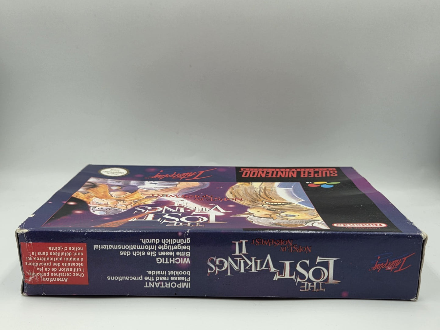 SNES Super Nintendo The Lost Vikings II mit OVP und Anleitung EUR