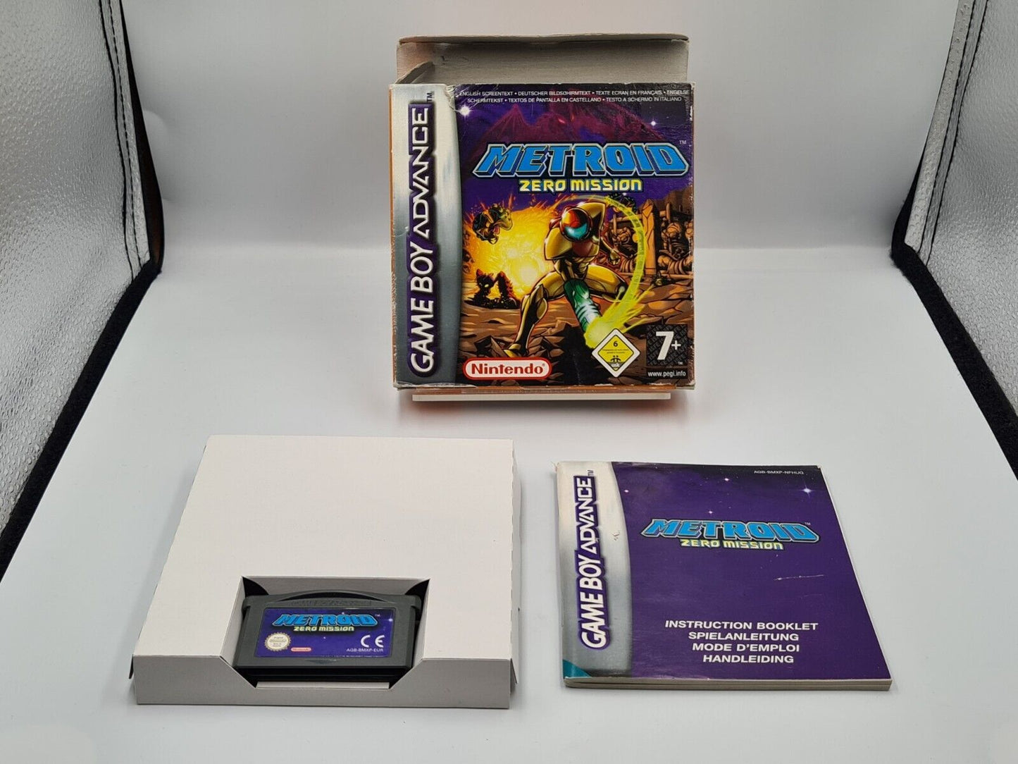 Nintendo Game Boy Advance Metroid Zero Mission mit OVP und Anleitung EUR - T-Retro-Games
