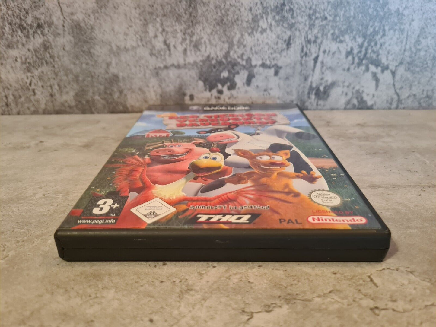 Nintendo GameCube Der Tierisch Verrückte Bauernhof mit OVP und Anleitung NOE