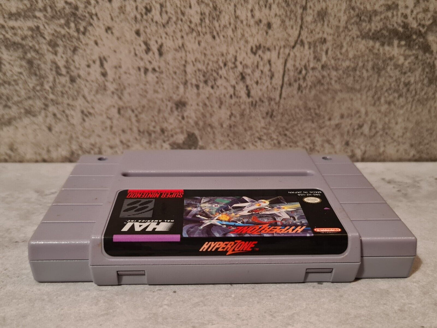 SNES Super Nintendo HyperZone mit OVP und Anleitung NTSC-USA - T-Retro-Games