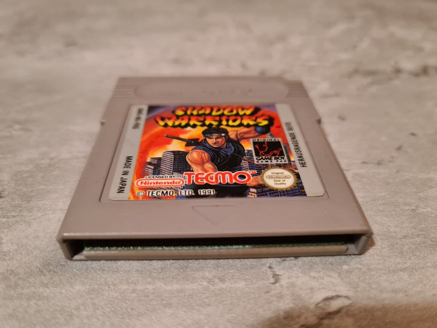 Nintendo Gameboy Classic Spiel Shadow Warriors Modul FRG - T-Retro-Games