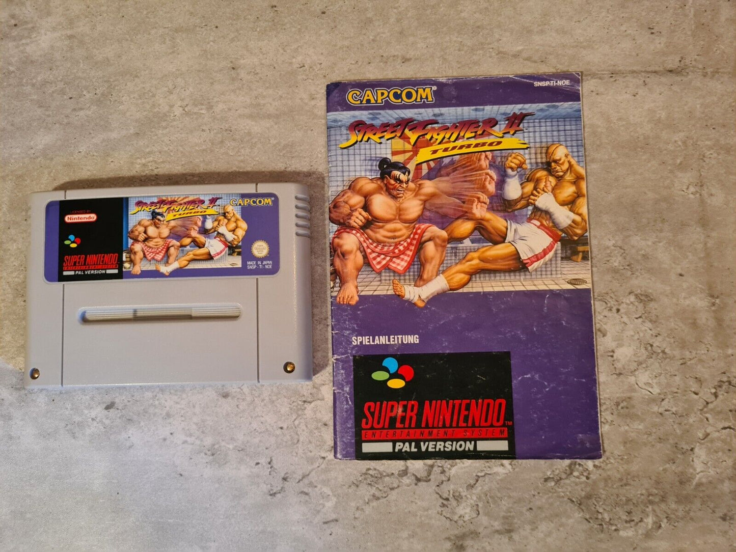SNES Super Nintendo Street Fighter II Turbo mit OVP und Anleitung NOE - T-Retro-Games