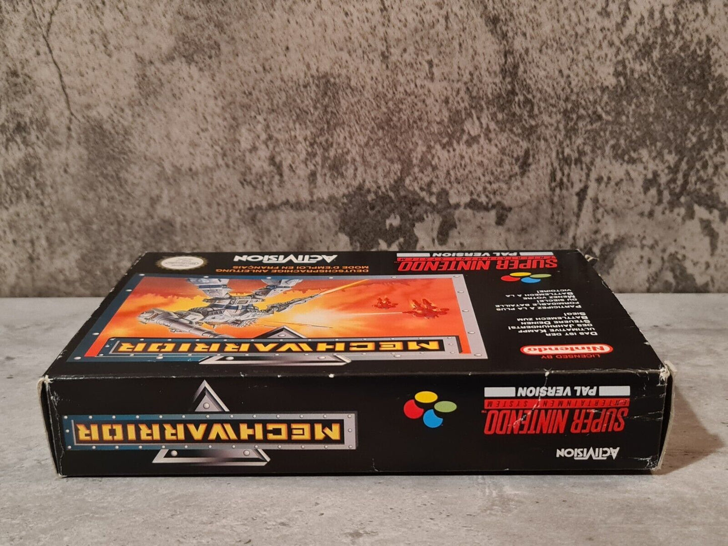 SNES Super Nintendo Mechwarrior mit OVP und Anleitung FRG/SFRG - T-Retro-Games