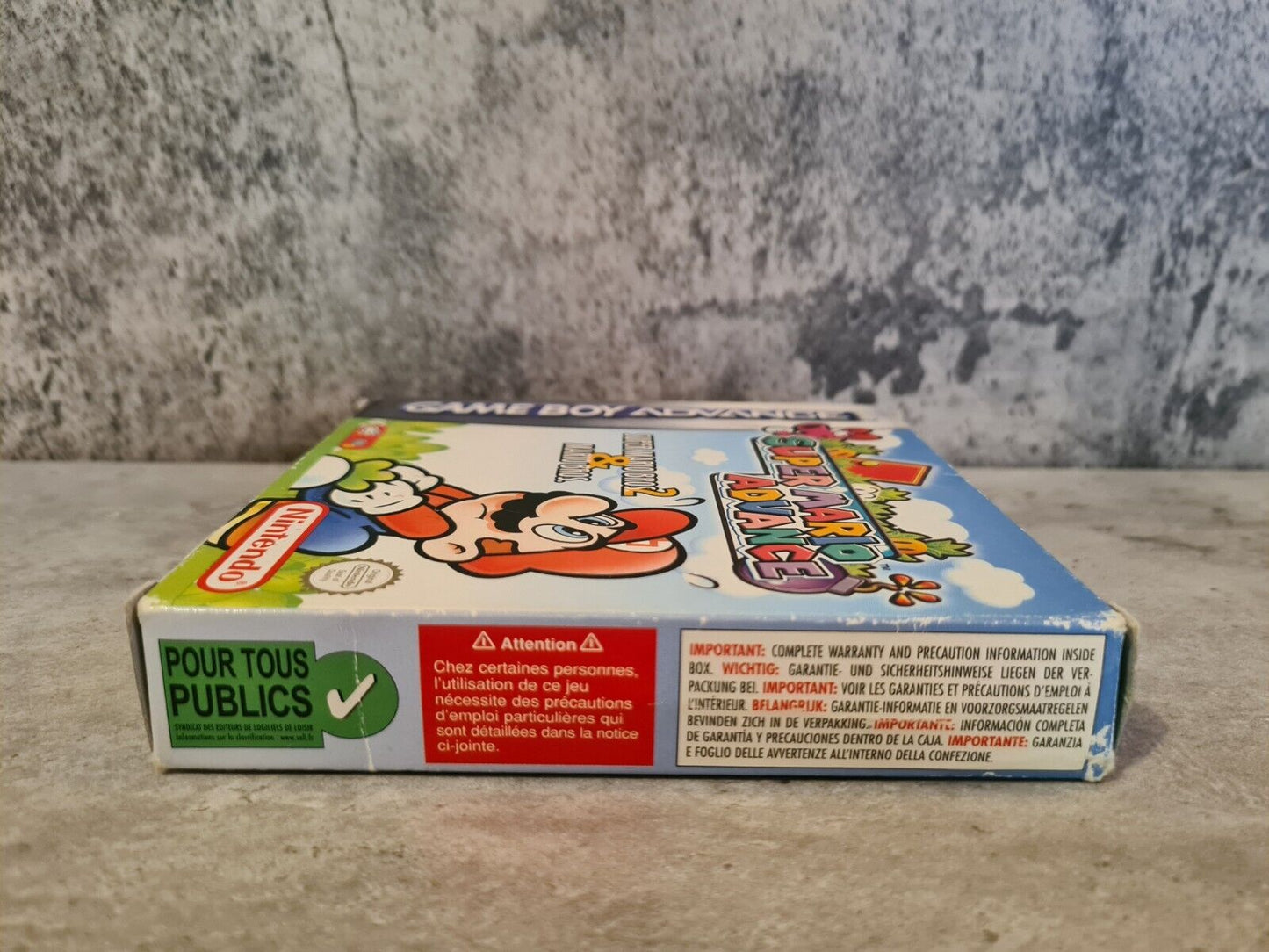Nintendo Gameboy Advance Super Mario Advance mit OVP und Anleitung EUR - T-Retro-Games
