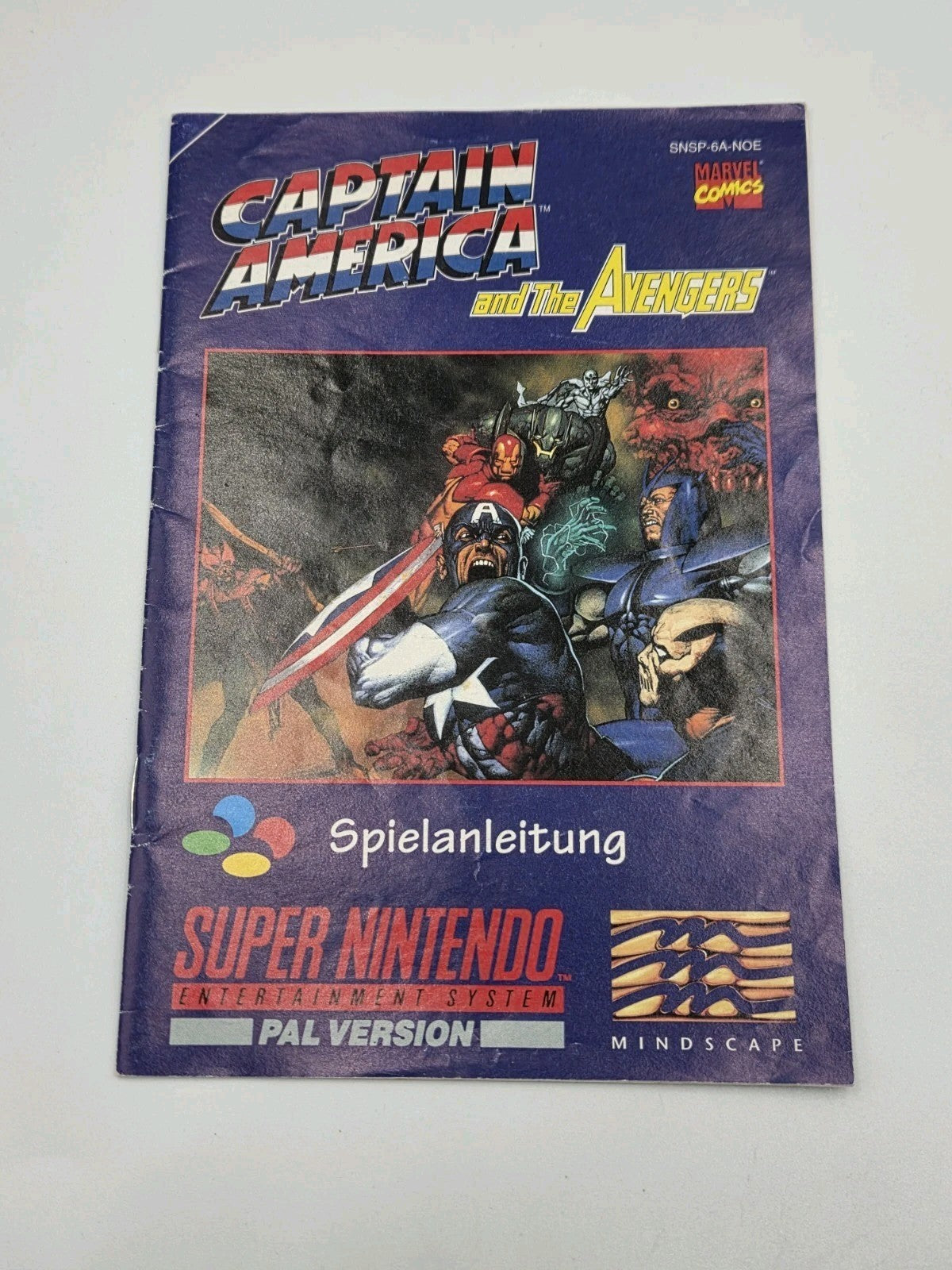 SNES Super Nintendo Captain America and The Avengers mit OVP und Anleitung EUR