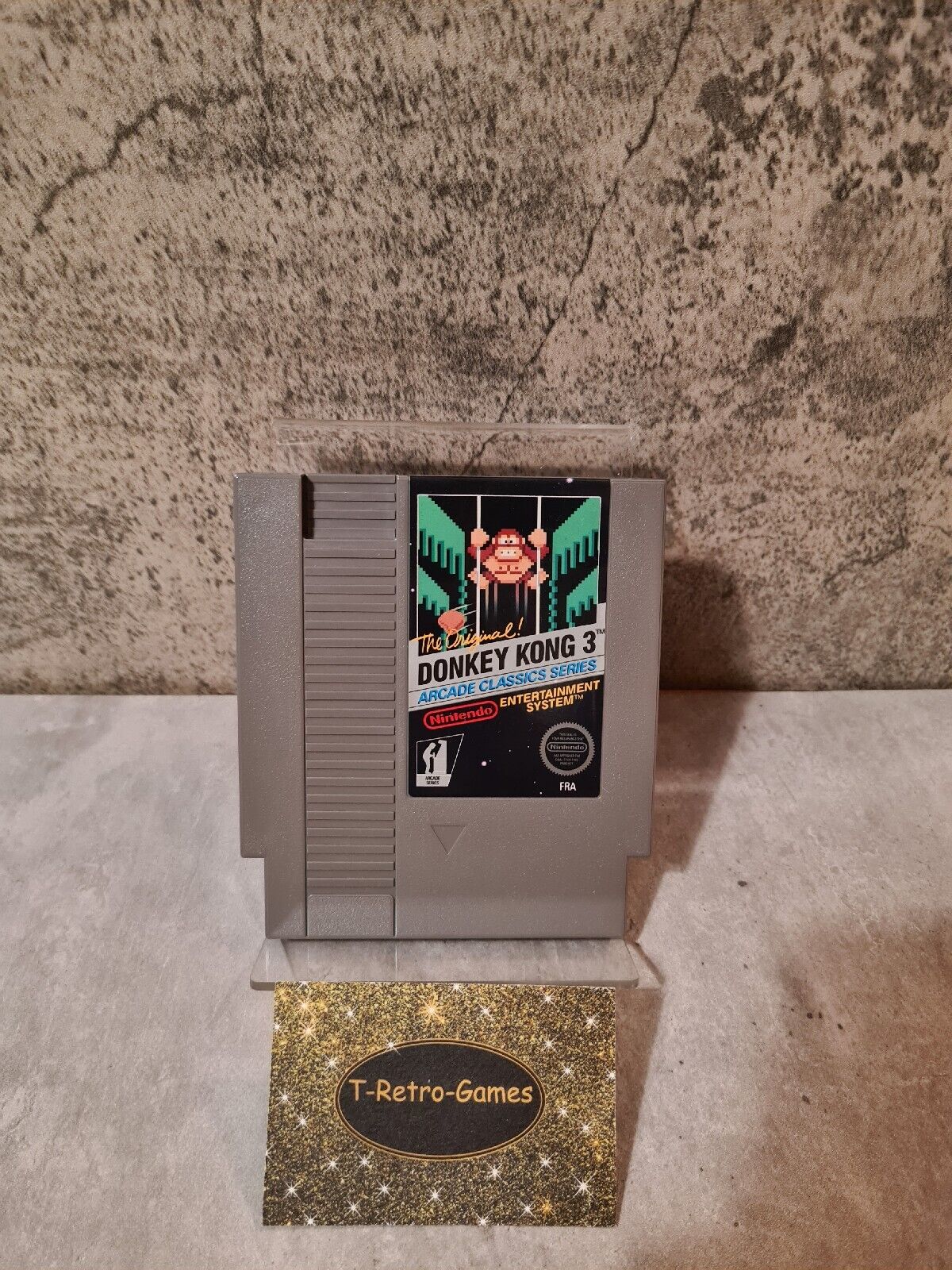 Nintendo NES Donkey Kong 3 Arcade Classics Series Modul FRA - T-Retro-Games