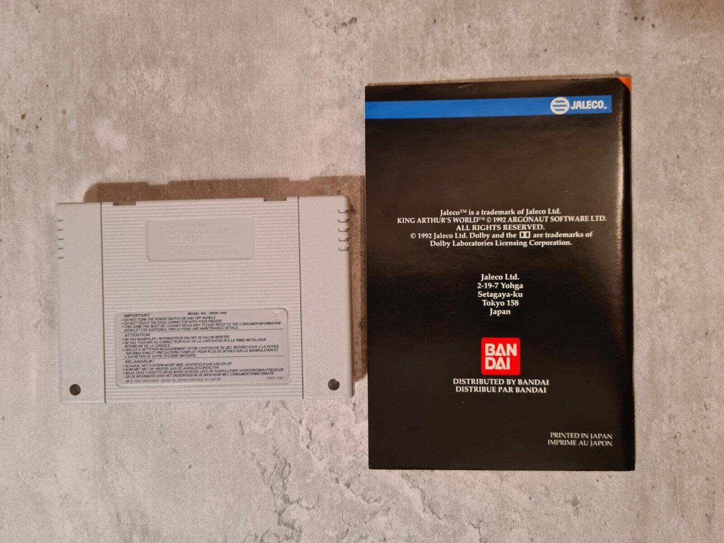SNES Super Nintendo King Arthur's World mit OVP und Anleitung FAH - T-Retro-Games