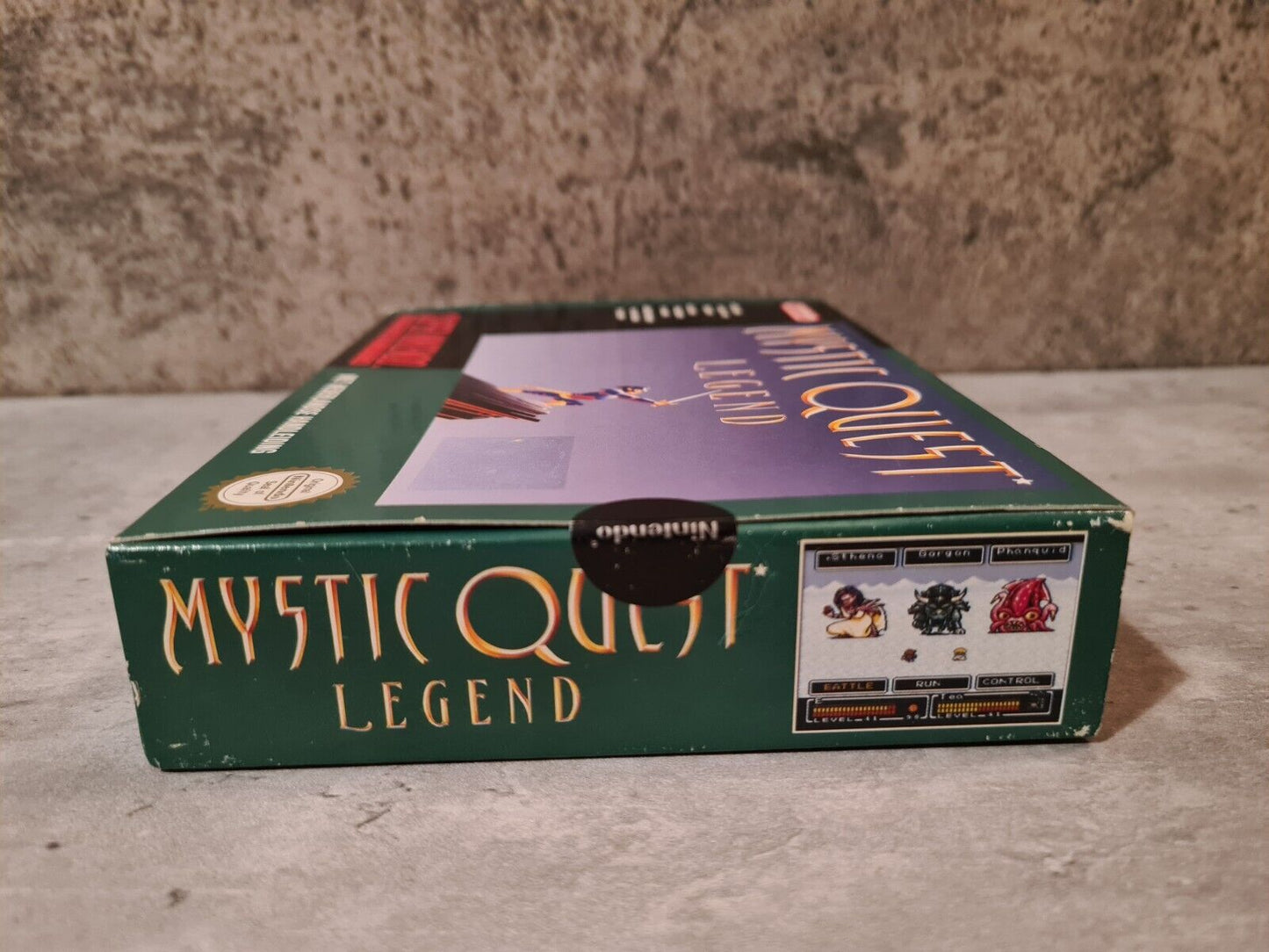 SNES Super Nintendo Mystic Quest Legend mit OVP und Anleitung + Poster HOL - T-Retro-Games