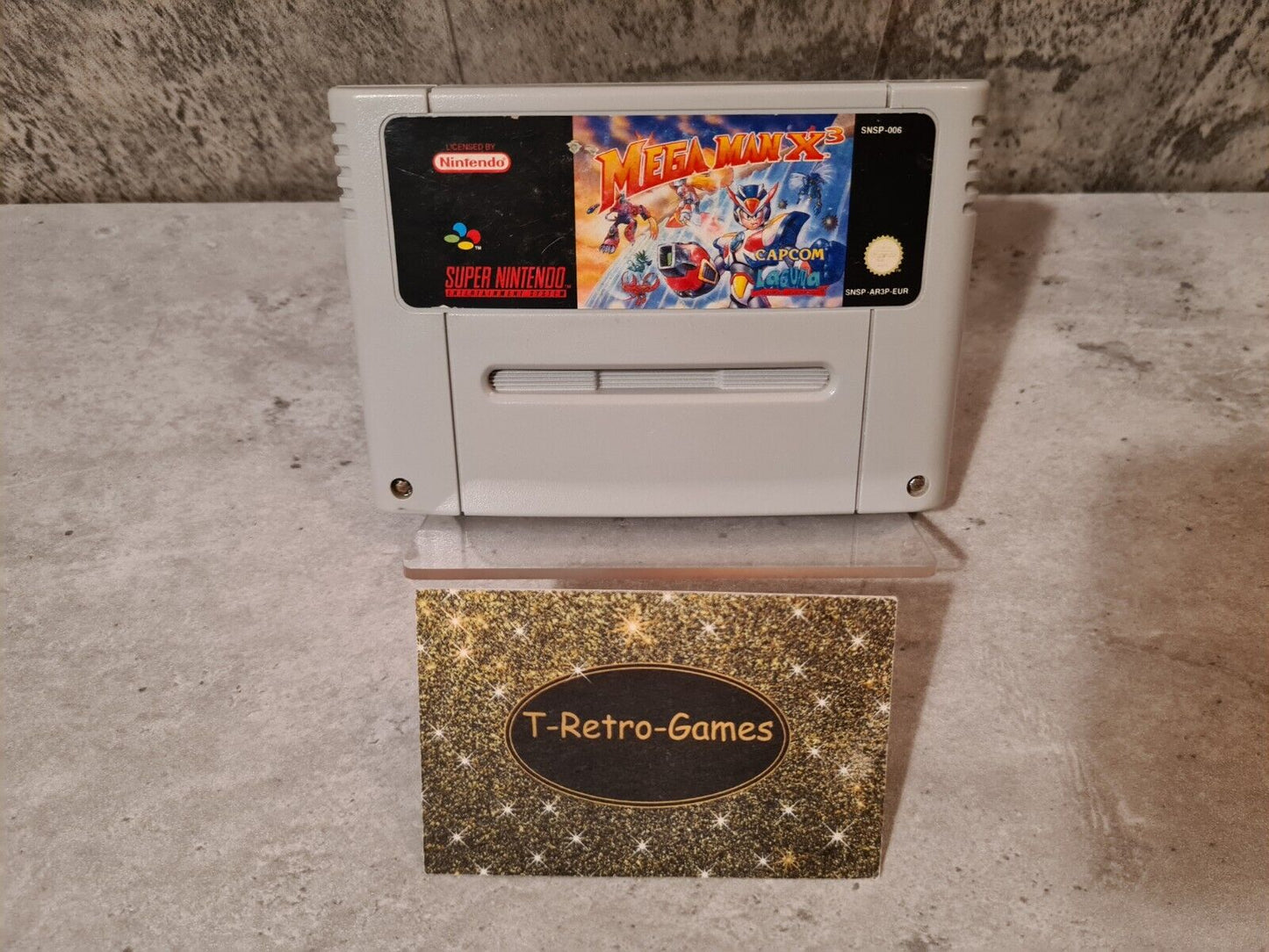 SNES Super Nintendo Mega Man X3 Modul EUR - T-Retro-Games