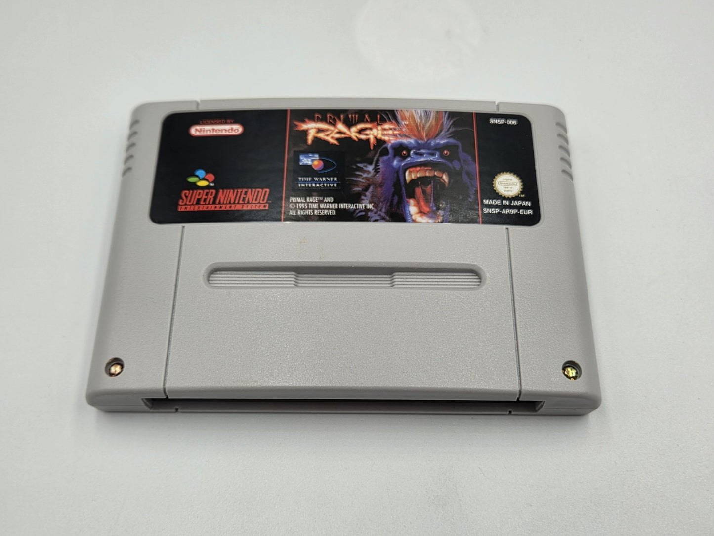 SNES Super Nintendo Primal Rage mit OVP und Anleitung EUR