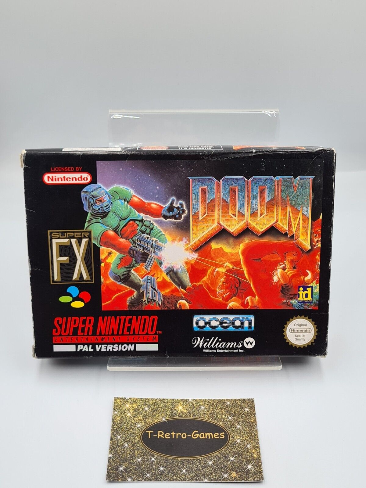 SNES Super Nintendo Doom mit OVP und Anleitung UKV - T-Retro-Games