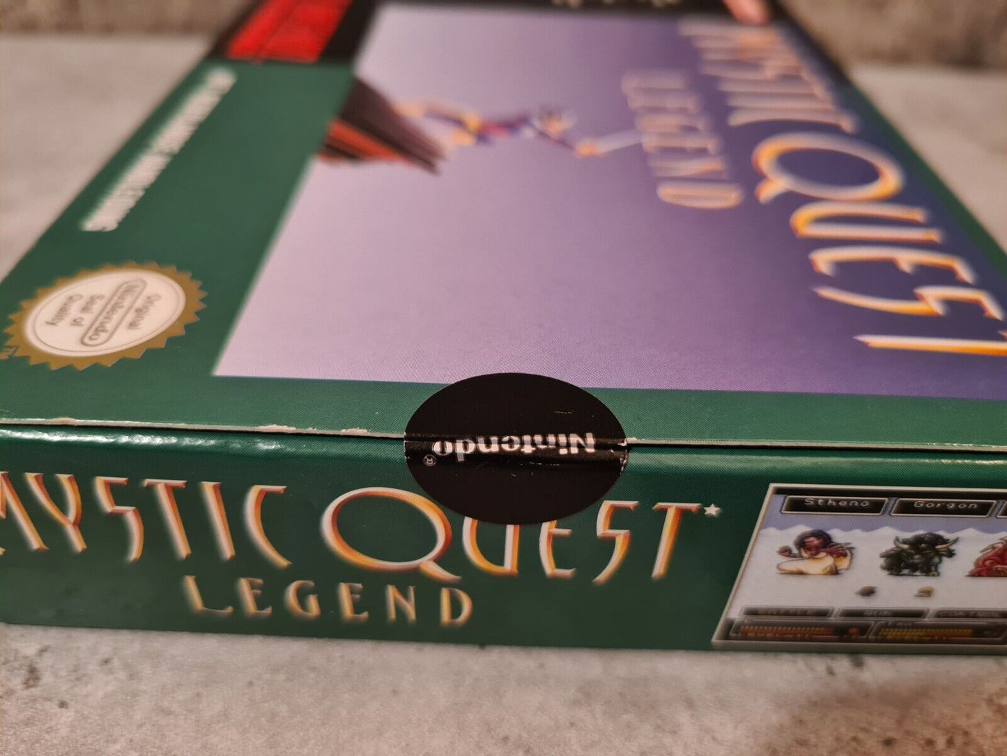 SNES Super Nintendo Mystic Quest Legend mit OVP und Anleitung + Poster HOL - T-Retro-Games