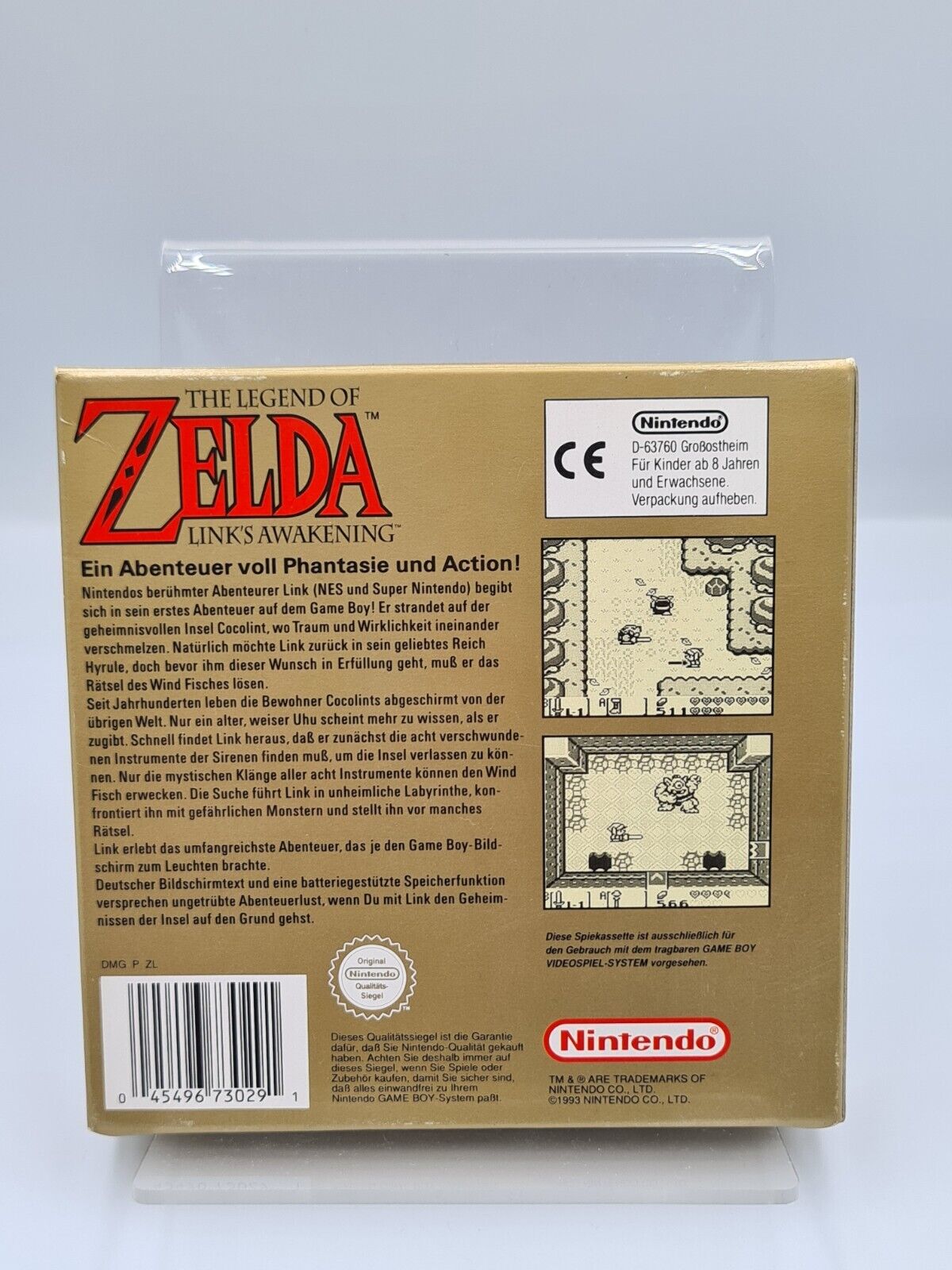 Nintendo Game Boy The Legend of Zelda Link's Awakening mit OVP und Anleitung NOE - T-Retro-Games