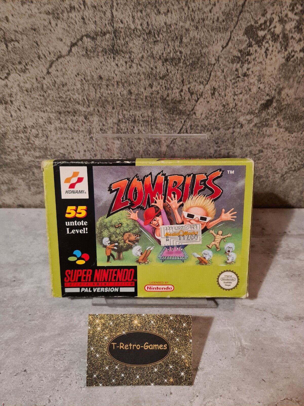 SNES Super Nintendo Zombies mit OVP und Anleitung NOE - T-Retro-Games
