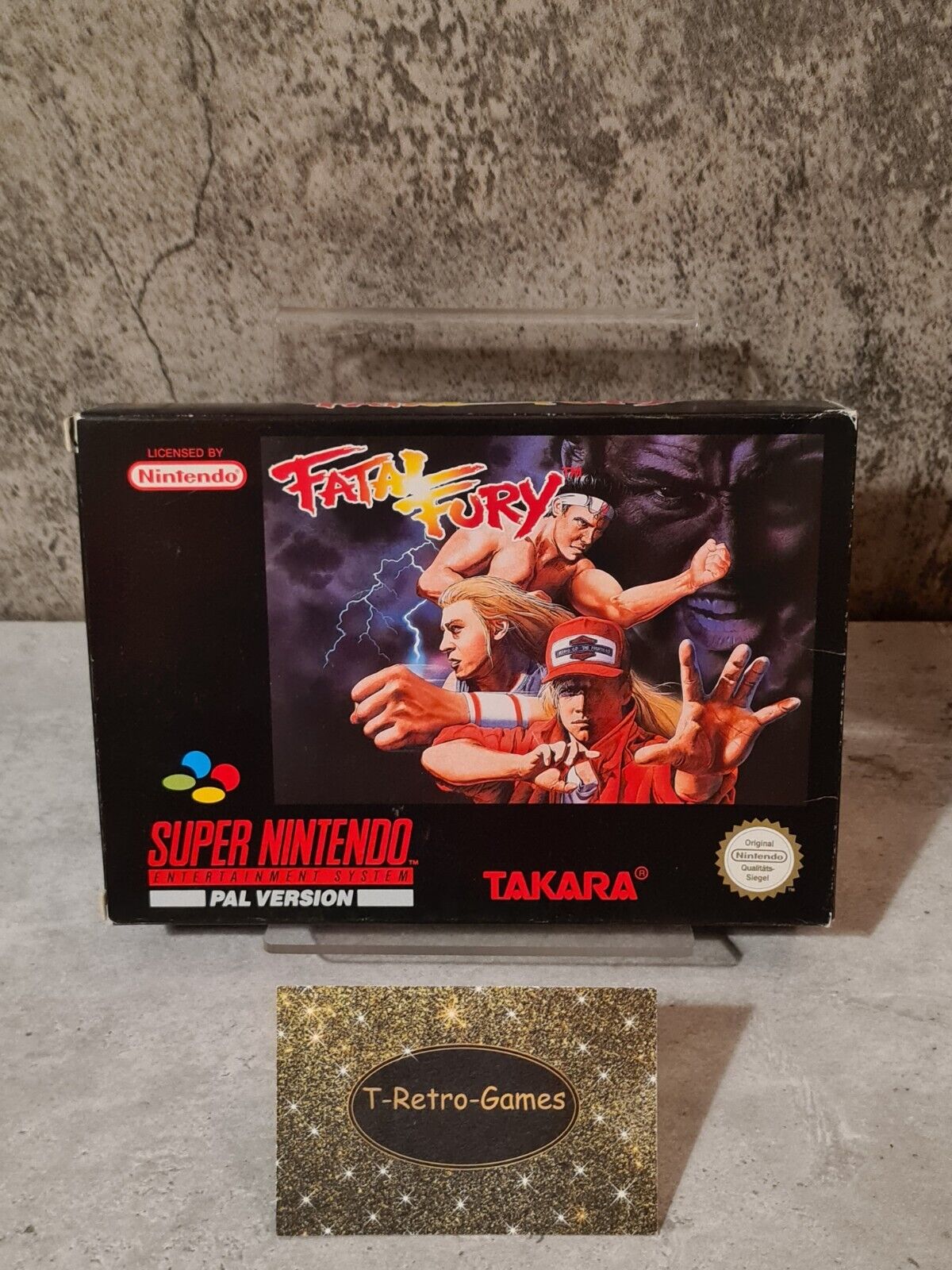 SNES Super Nintendo Fatal Fury mit OVP und Anleitung NOE - T-Retro-Games