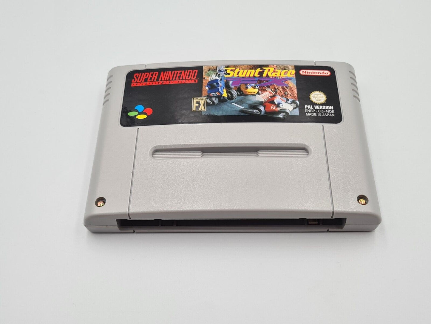 SNES Super Nintendo Stunt Race FX mit OVP und Anleitung NOE - T-Retro-Games