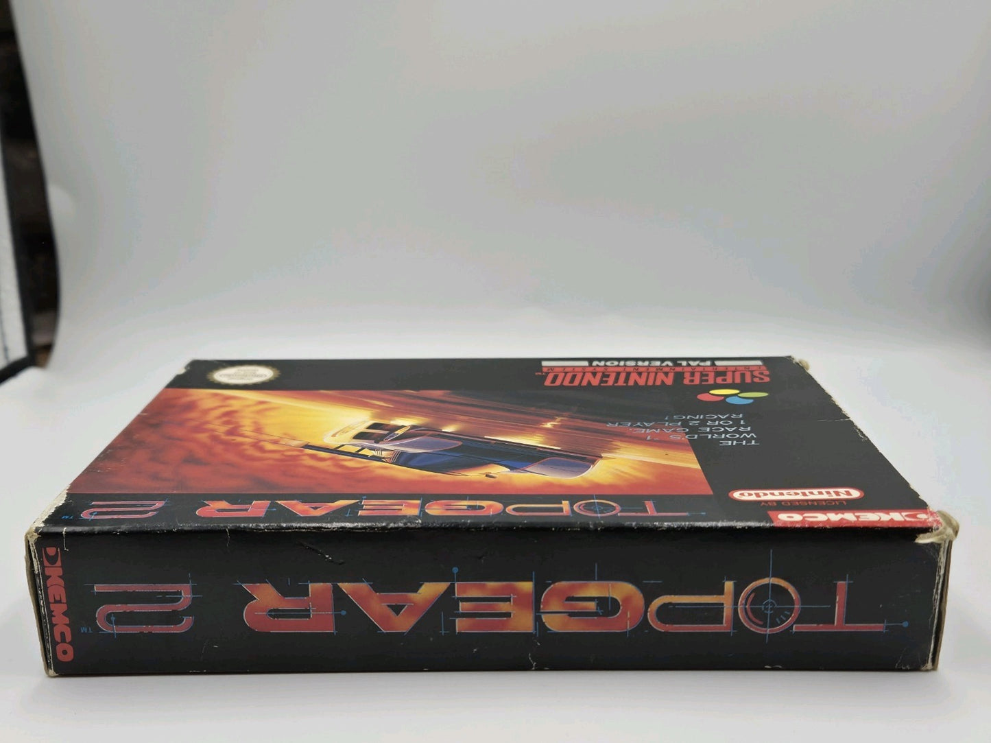 SNES Super Nintendo TopGear2 mit OVP und Anleitung UKV