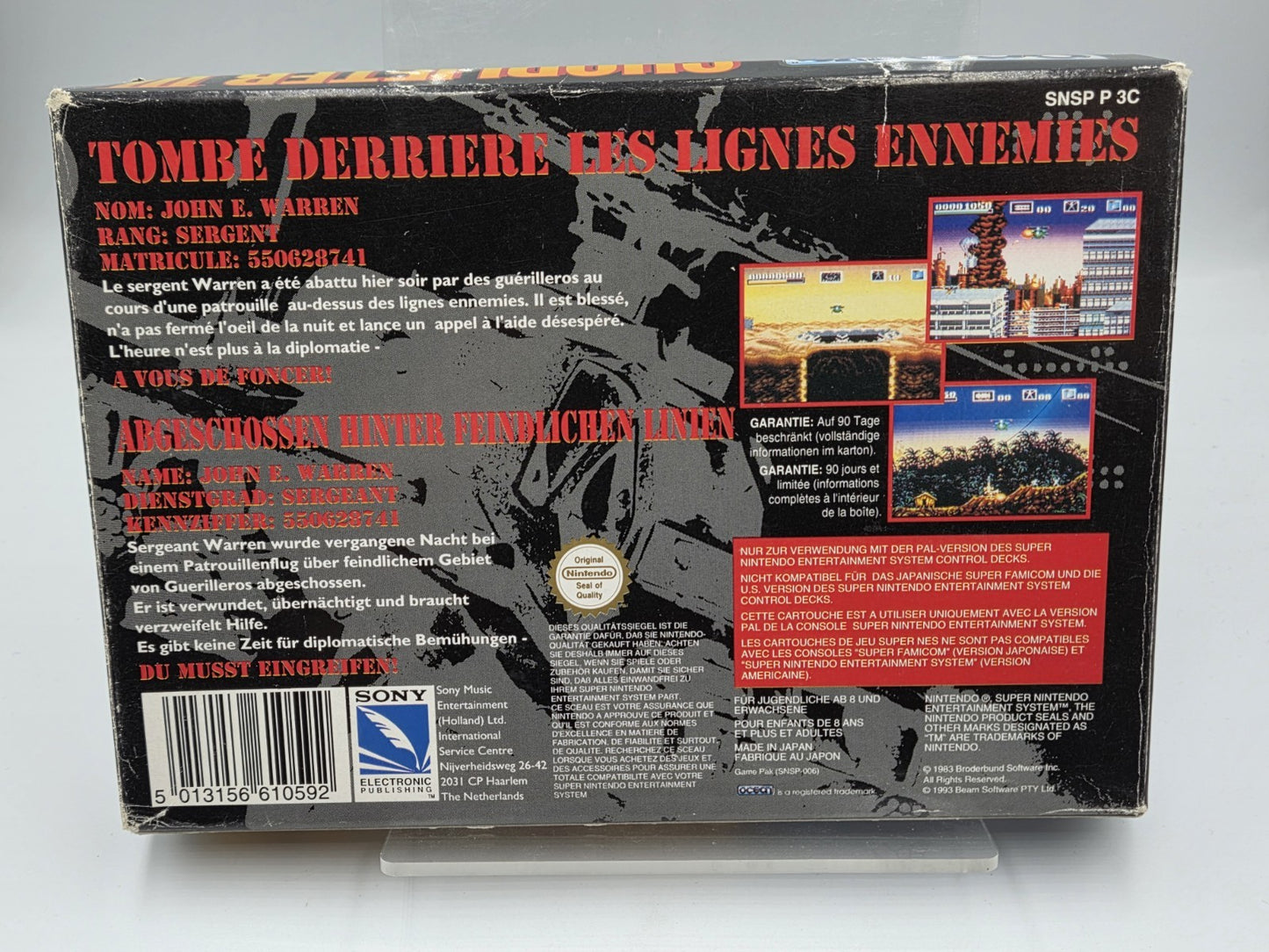 SNES Super Nintendo Choplifter III mit OVP und Anleitung FRG