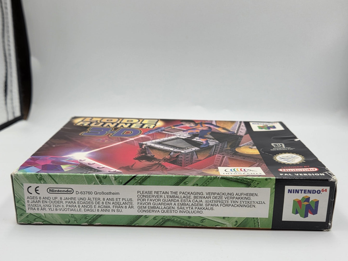 N64 Nintendo 64 Lode Runner 3-D mit OVP und Anleitung NOE