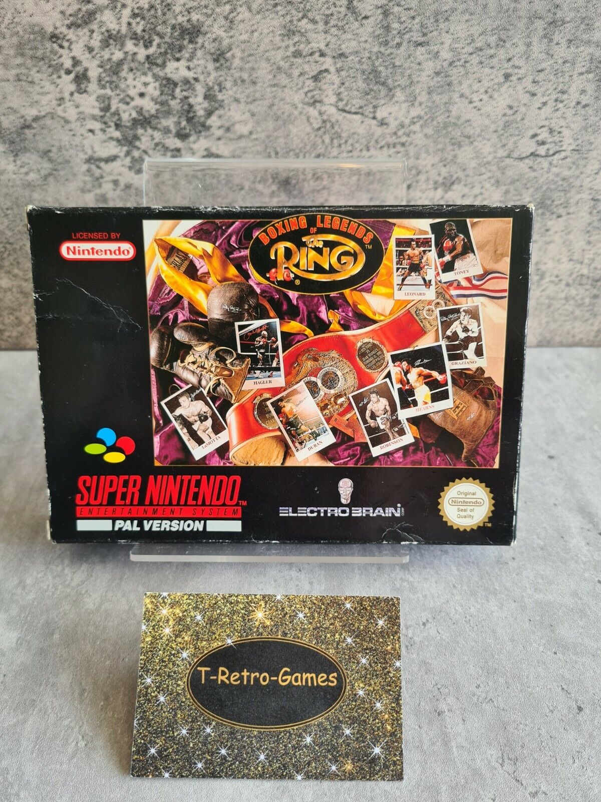 SNES Super Nintendo Boxing Legends of The Ring mit OVP und Anleitung UKV - T-Retro-Games