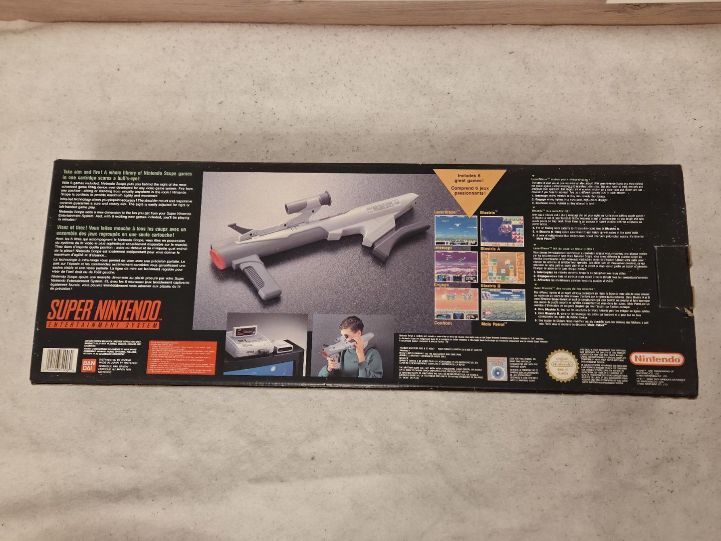 SNES Super NES Nintendo Scope 6 FAH OVP