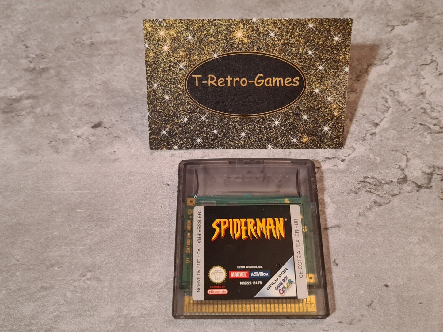 Nintendo Game Boy Color Spider-Man FRA Modul - T-Retro-Games