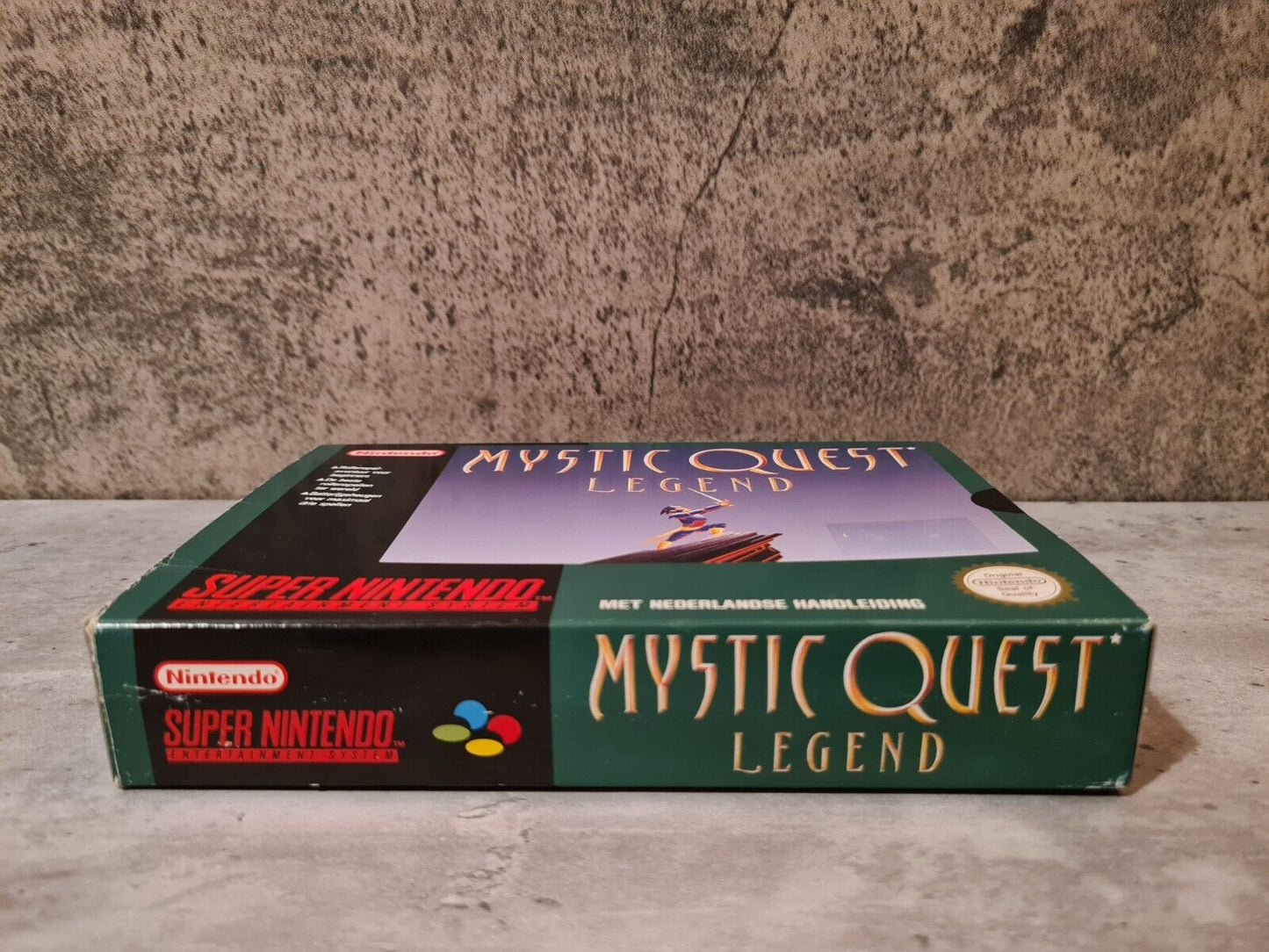 SNES Super Nintendo Mystic Quest Legend mit OVP und Anleitung + Poster HOL - T-Retro-Games
