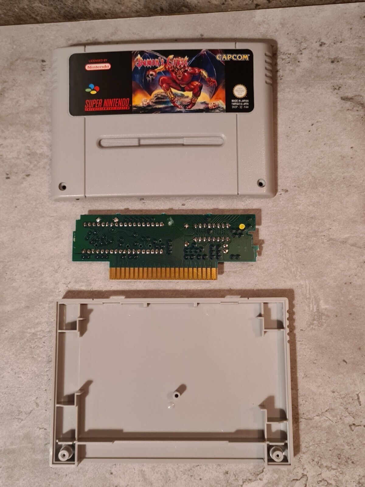 SNES Super Nintendo Demon's Crest mit OVP und Anleitung FAH - T-Retro-Games
