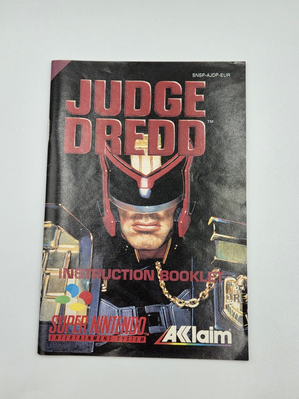 SNES Super Nintendo Judge Dredd mit OVP und Anleitung EUR - T-Retro-Games