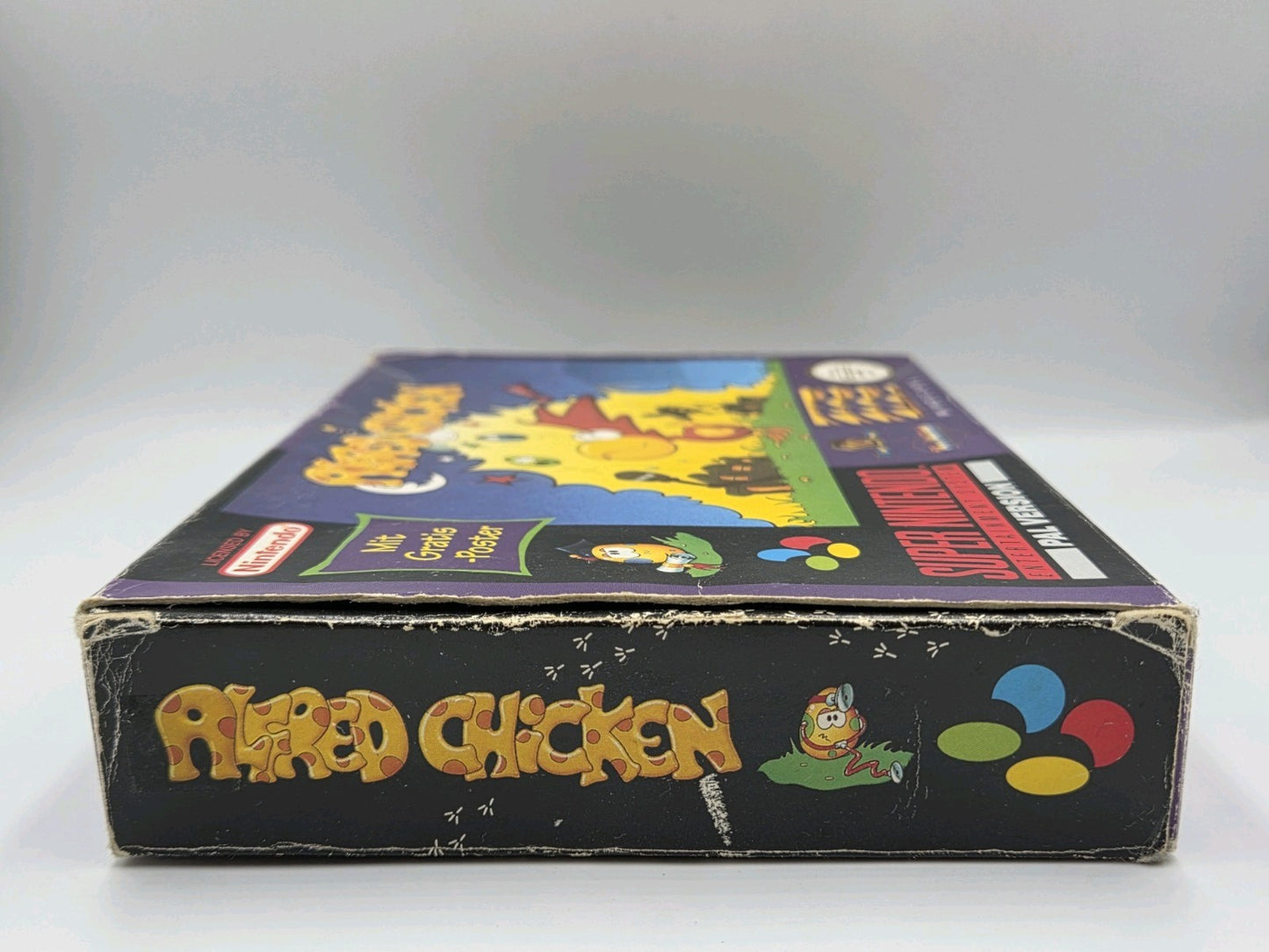 SNES Super Nintendo Alfred Chicken mit OVP und Anleitung NOE - T-Retro-Games