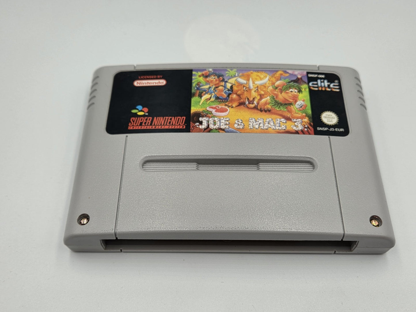SNES Super Nintendo Joe & Mac 3 mit OVP und Anleitung EUR - T-Retro-Games