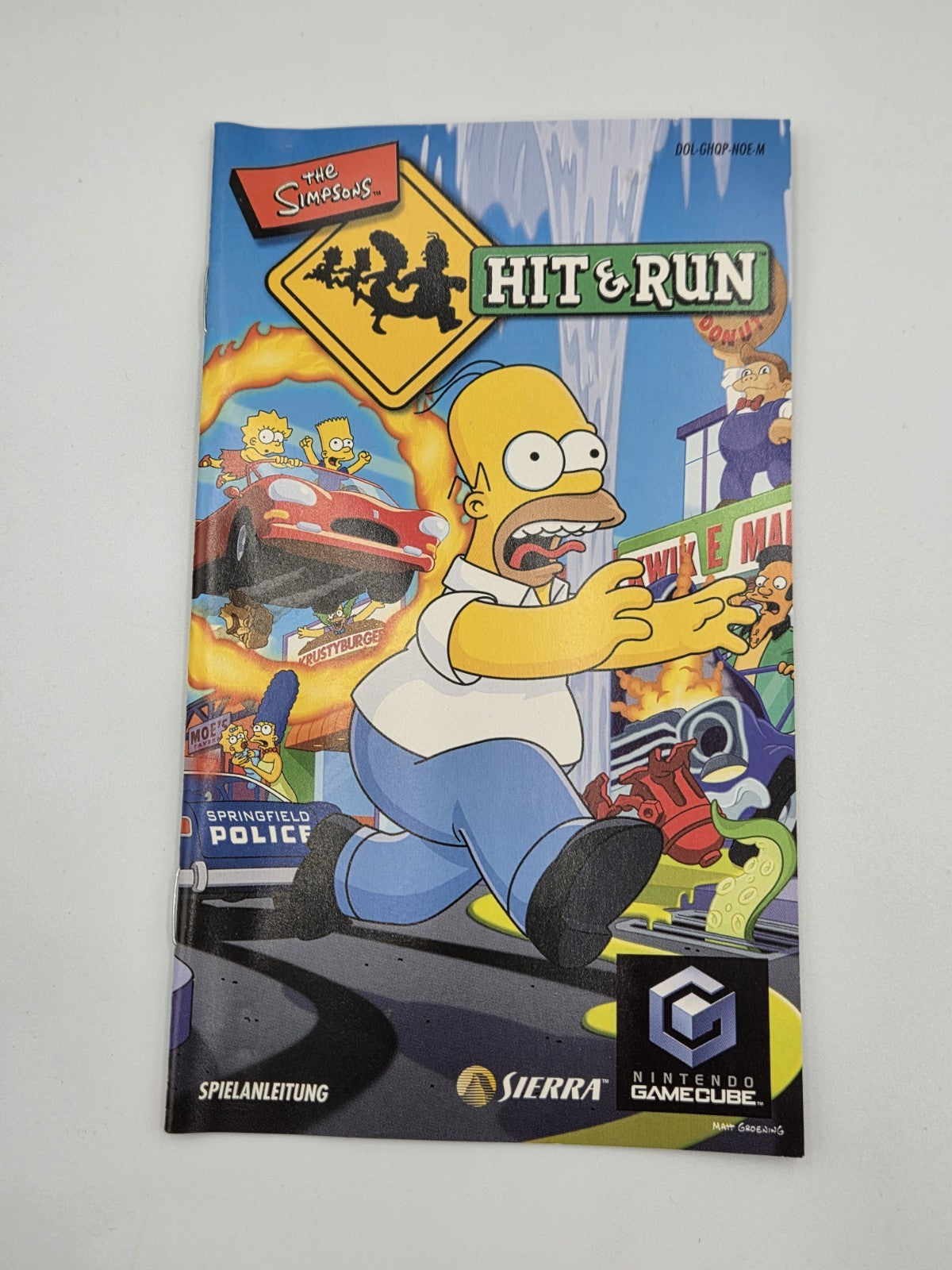 Nintendo GameCube The Simpsons Hit & Run mit OVP und Anleitung NOE