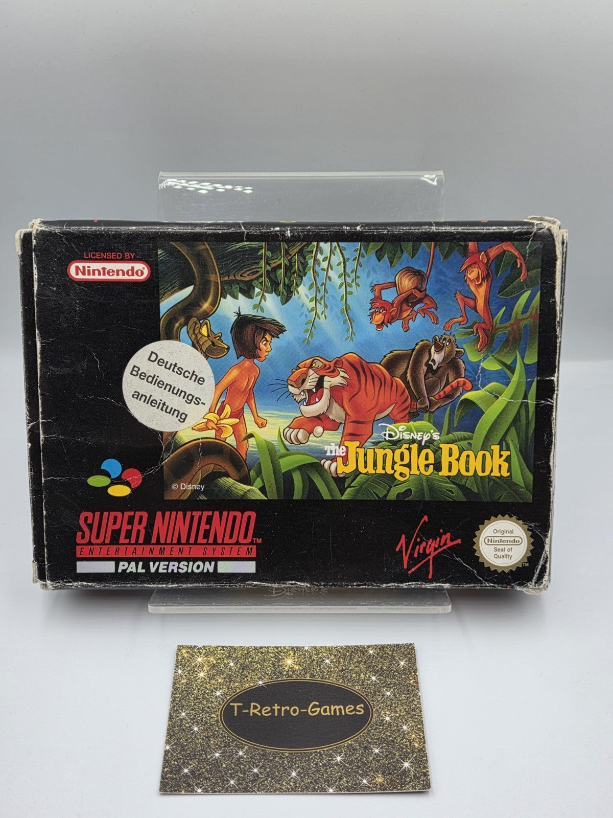 SNES Super Nintendo Disney's The Jungle Book mit OVP und Anleitung UKV - T-Retro-Games