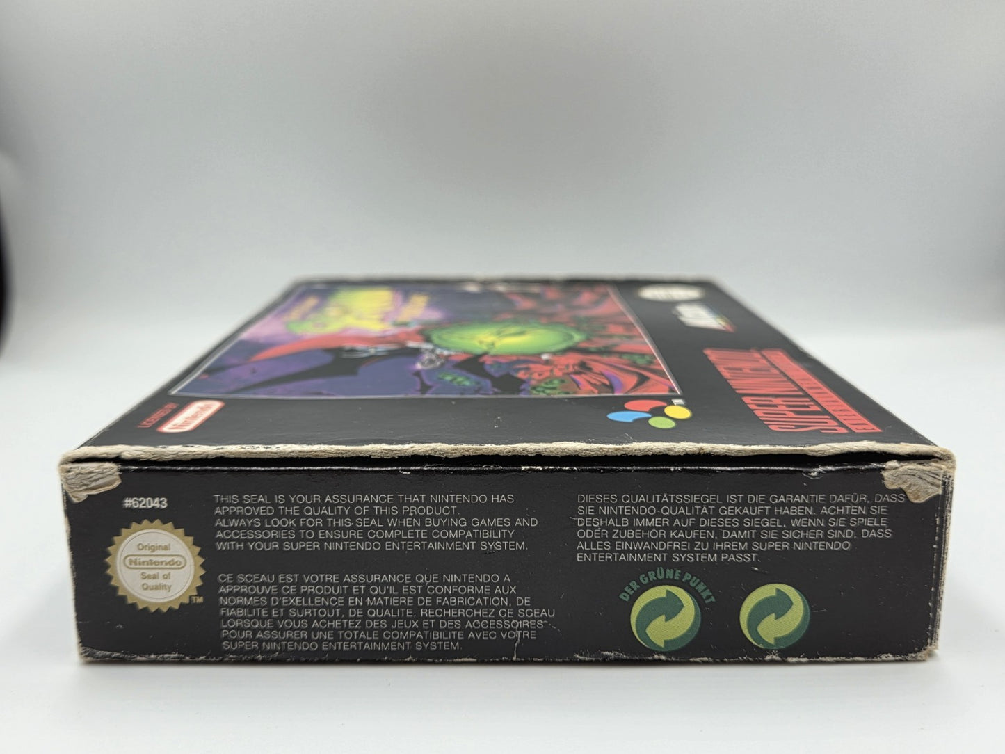 SNES Super Nintendo Todd McFarlane's Spawn mit OVP und Anleitung EUR - T-Retro-Games