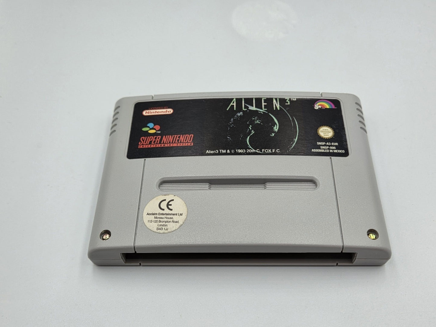 SNES Super Nintendo Alien 3 mit OVP und Anleitung EUR - T-Retro-Games
